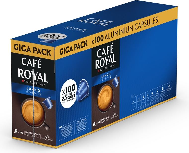 Café Royal - Kaffeekapseln Lungo , 100 Stück