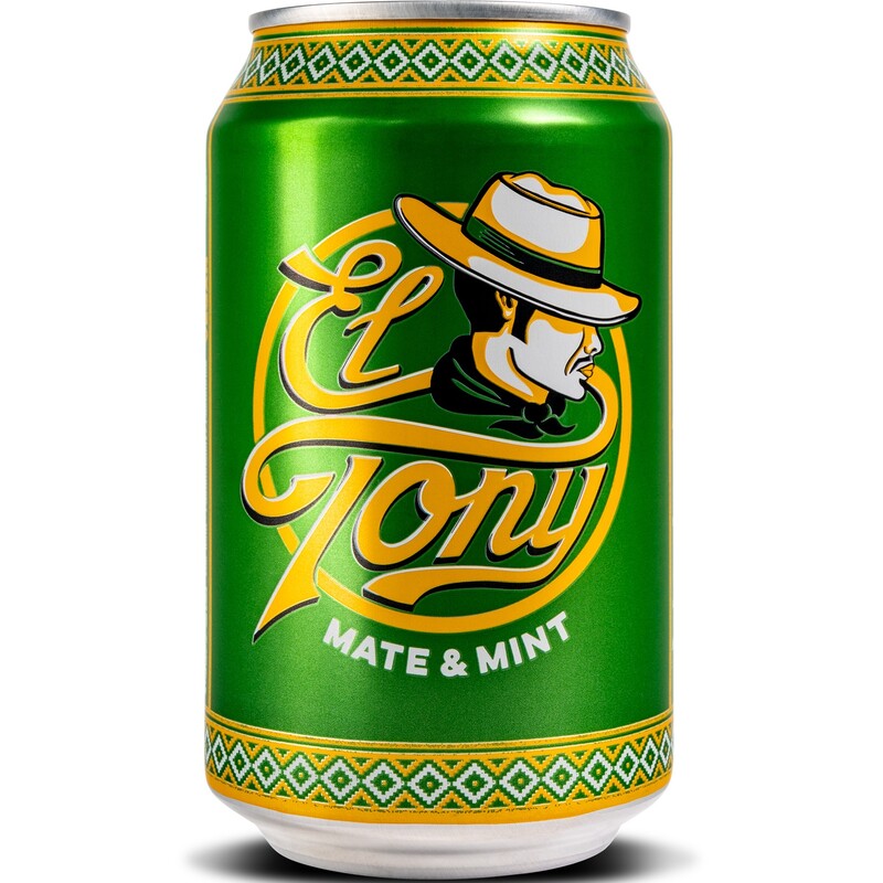 El Tony Mate&Minze , 33 cl, 24 Stück