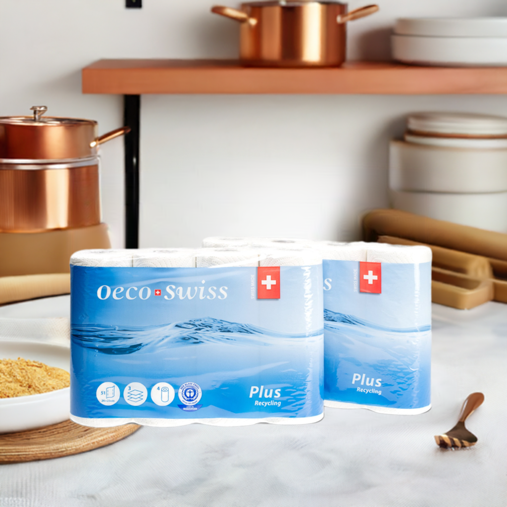 Haushaltpapier Oeco Swiss Plus, 3 lagig, 51 Coupons
