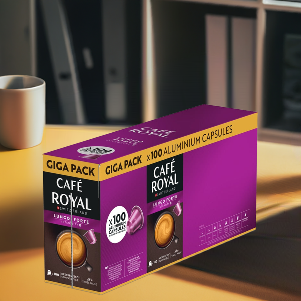 Café Royal - Kaffeekapseln Lungo Forte , 100 Stück