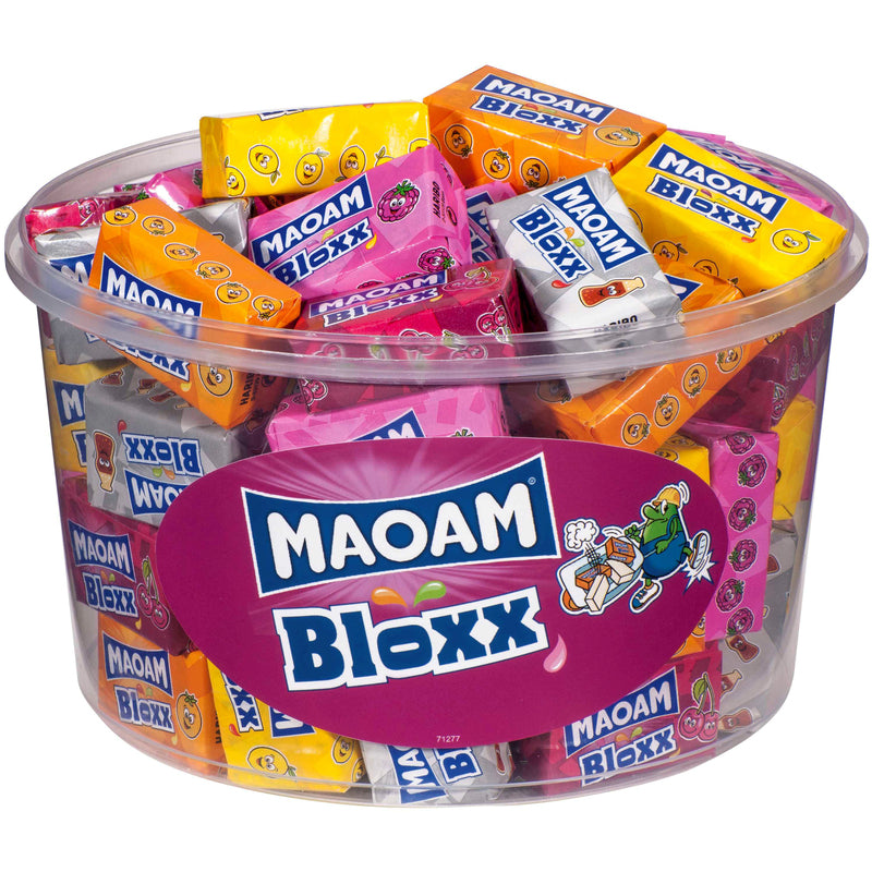 Maoam Bloxx Frucht , Dose, 22 g, 50 Stück
