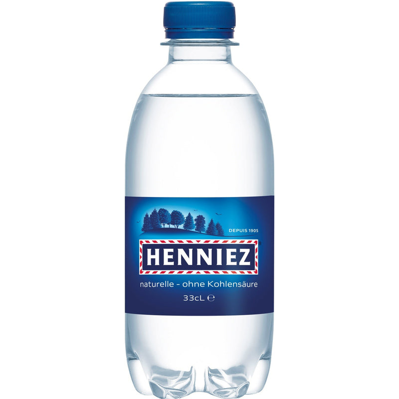Henniez Wasser Blau, ohne Kohlensäure, 33 cl, 24 Stück