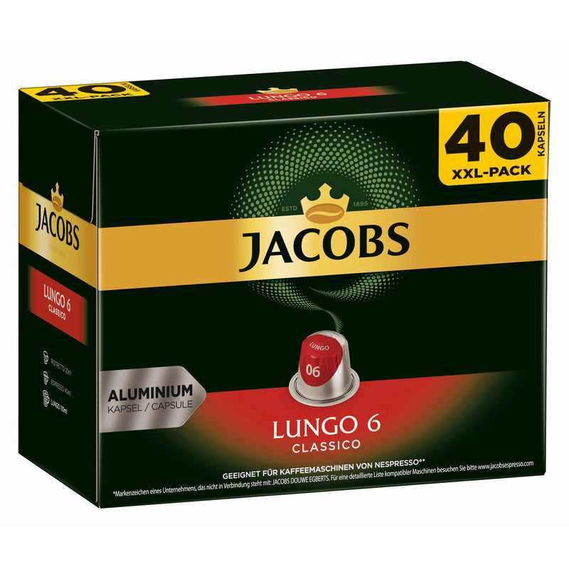 Jacobs - Kapseln Lungo 6 Classico , 40 Stück