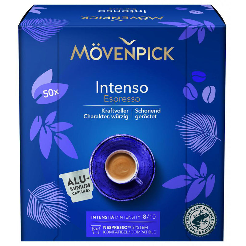 Mövenpick Kaffeekapseln Intenso Espresso , 50 Stück