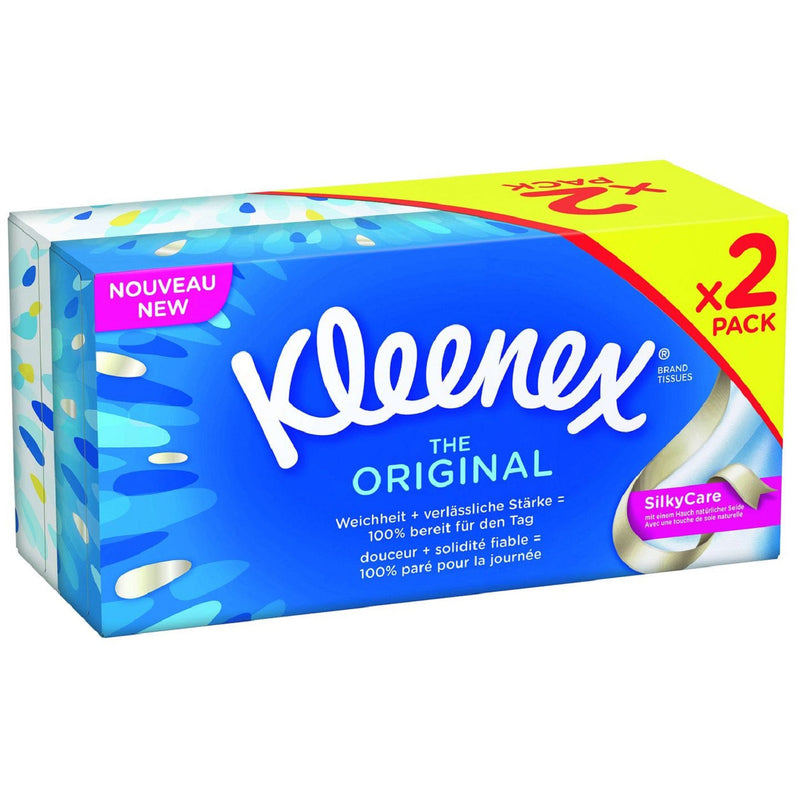 Kleenex Taschentücher Original , weiss, 2 Pack à 80 Stück