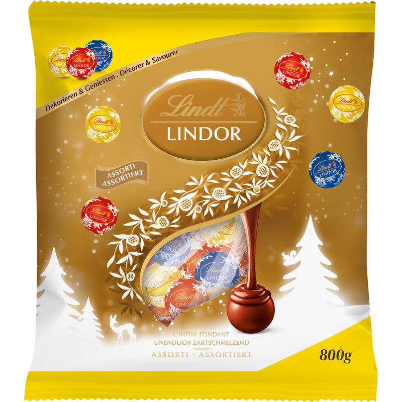 Lindt Lindor Mini Kugeln Assortiert , 800g
