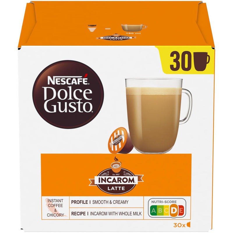 Nescafé Kaffeekapseln Dolce Gusto Incarom Latte, 30 Stück