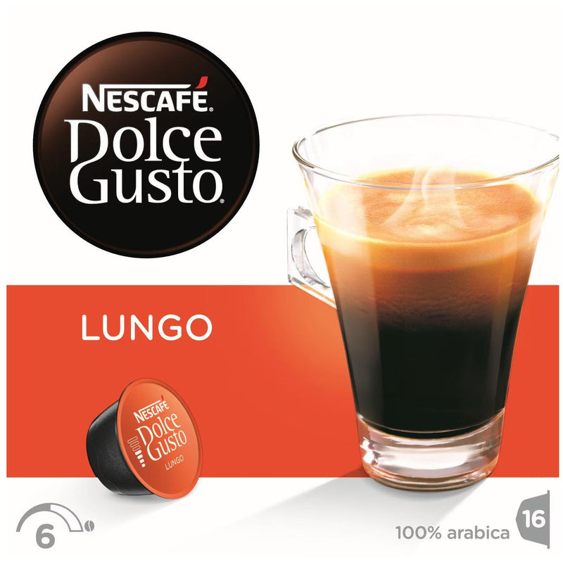 Nescafé Kaffeekapseln Dolce Gusto Lungo, 30 Stück