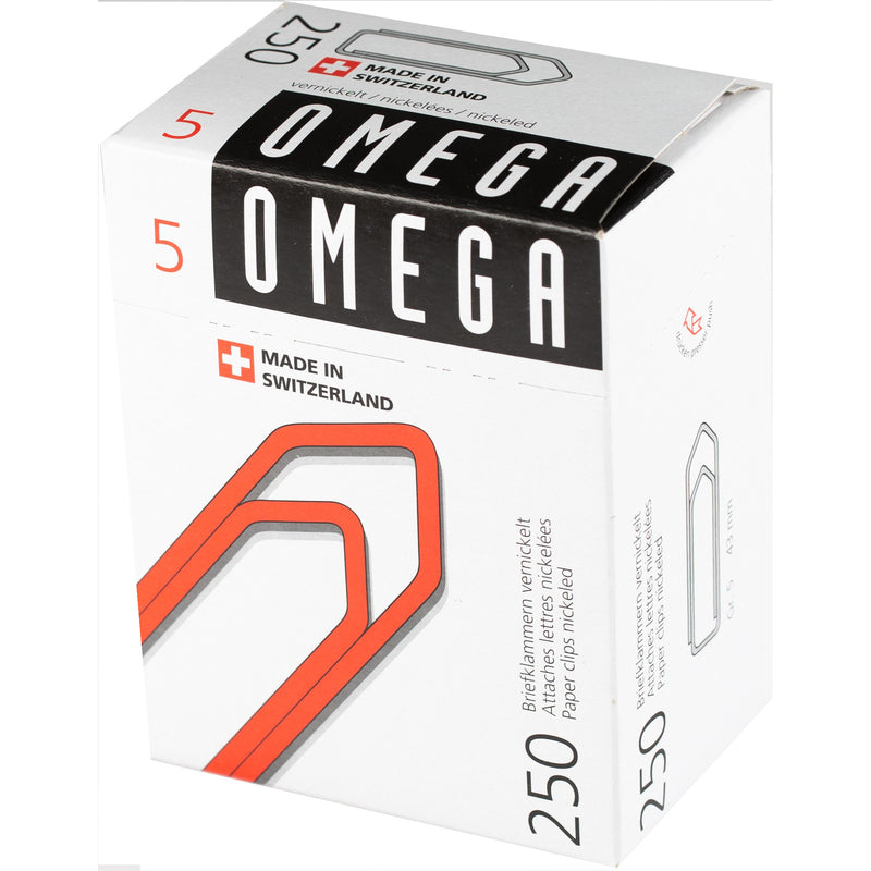 Omega Büroklammern Nr. 5 , 250 Stück