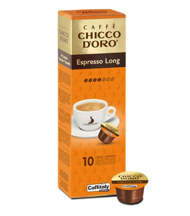 Chicco d'Oro - Kaffeekapseln Espresso Long, 10 Stück
