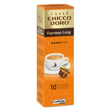 Chicco d'Oro - Kaffeekapseln Espresso Long, 10 Stück