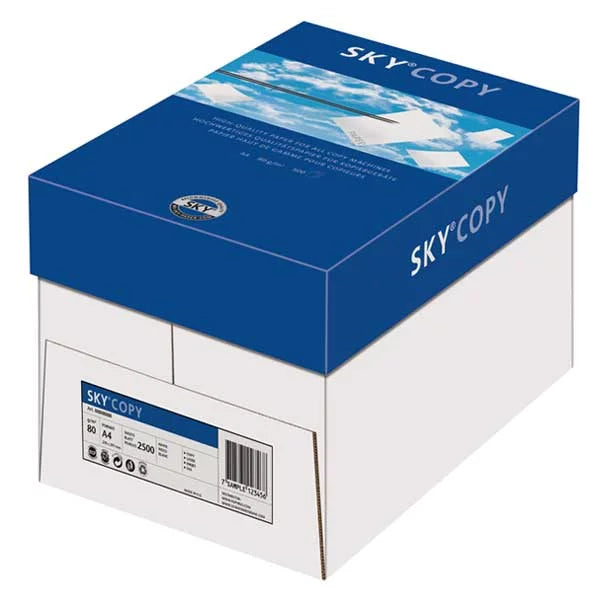 SKY Copy Universalpapier weiss A4 80g - 1 Karton (2'500 Blatt)
