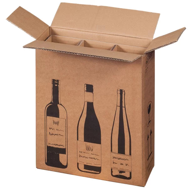 SMARTBOXPRO Flaschen-Versandkarton, für 6 Flaschen