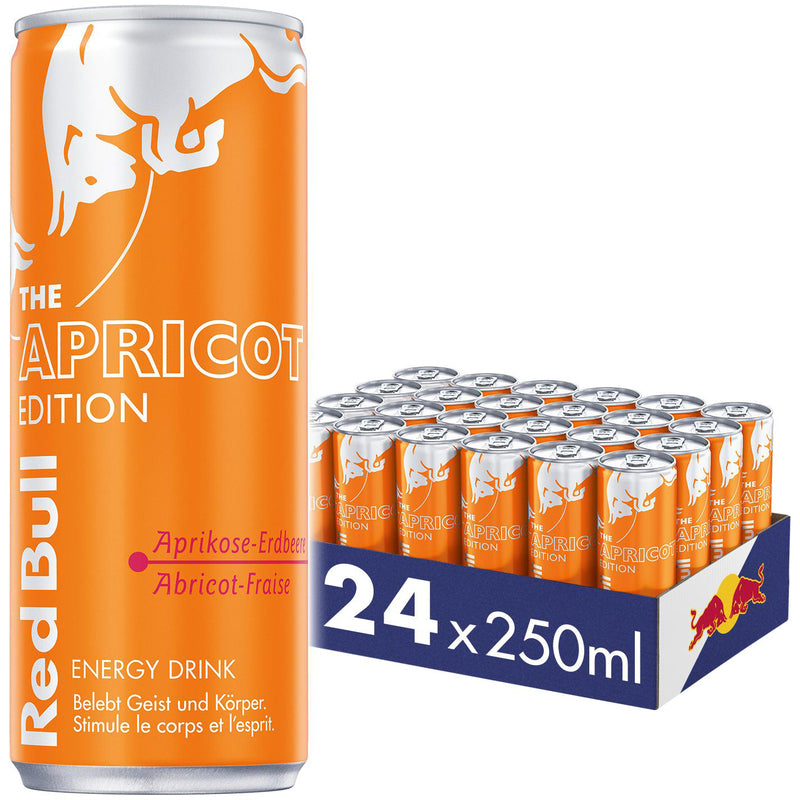 Red Bull Apricot Edition , 25 cl, 24 Stück