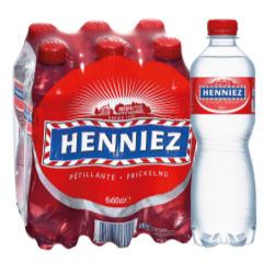 Henniez Wasser, Rot, mit Kohlensäure, 50 cl, 6 Stück