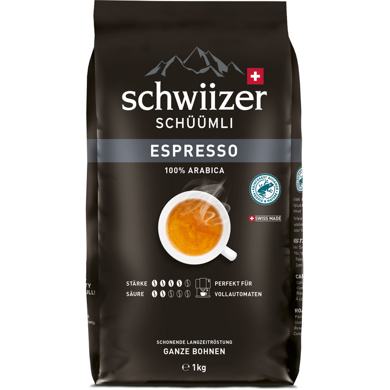 Schwiizer Schüümli Kaffeebohnen Espresso , 1000g, 1 Stück