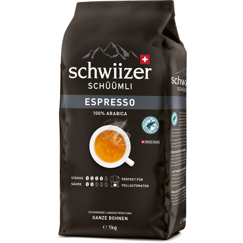 Schwiizer Schüümli Kaffeebohnen Espresso , 1000g, 1 Stück