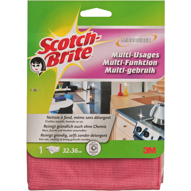Scotch-Brite Microfasertuch , 1 Stück, assortiert