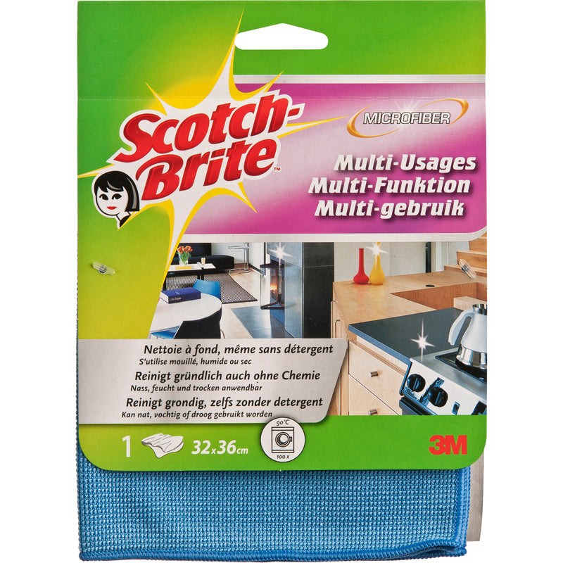 Scotch-Brite Microfasertuch , 1 Stück, assortiert