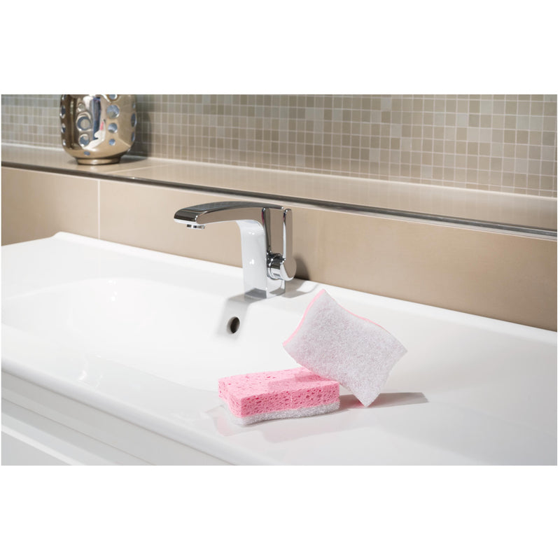 Scotch-Brite Reinigungsschwämme Bad , 2 Stück, weiss/rosa