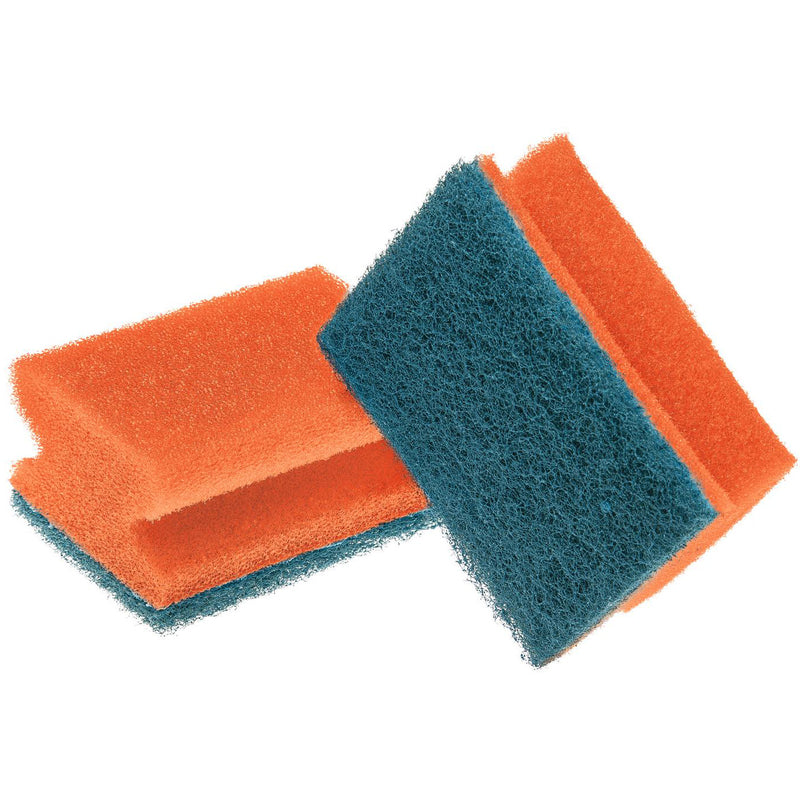 Scotch-Brite Reinigungsschwämme Delicate , 6 Stück, orange/grün