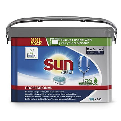 Sun - Spülmaschinen-Tabs All-in-1 Solid Classic, 200 Stück