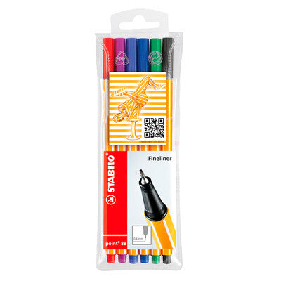 Stabilo Stabilo Point 88 6er Etui assortiert , assortiert