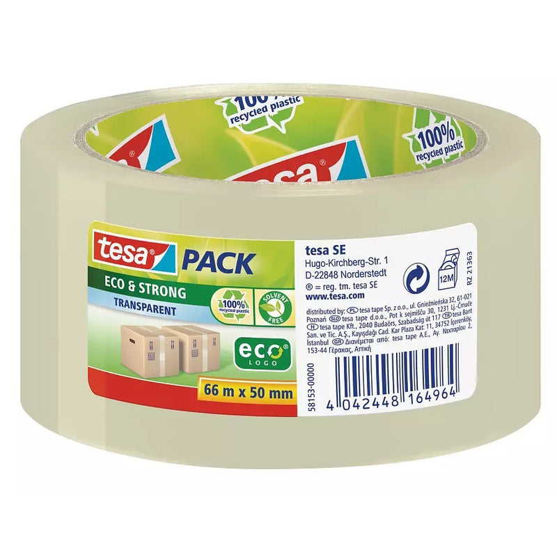Tesa Verpackungsband Eco & Strong , 50 mm x 66 m