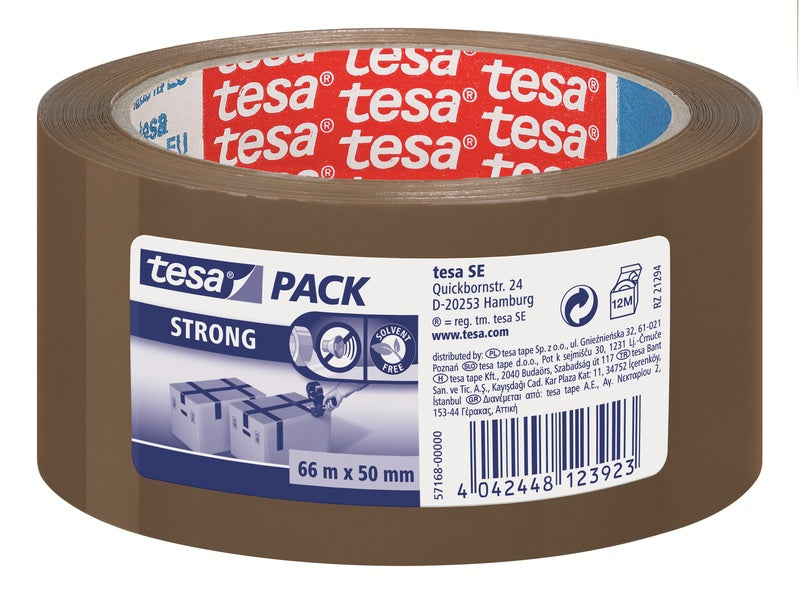 Tesa Verpackungsband "Strong" , 50 mm x 66 m