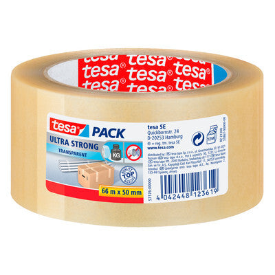 Tesa Verpackungsband "ultra strong" , 50 mm x 66 m