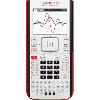 Texas Instruments Grafikrechner TI-Nspire CX II-T , schwarz/weiss