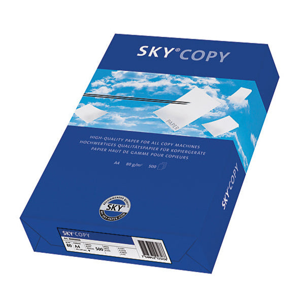 SKY Copy Universalpapier weiss A4 80g - 1 Karton (2'500 Blatt)