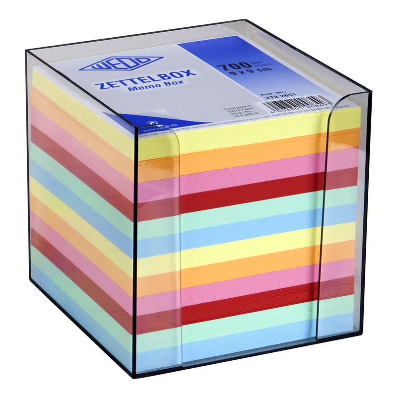 Wedo Zettelbox , rauchglas