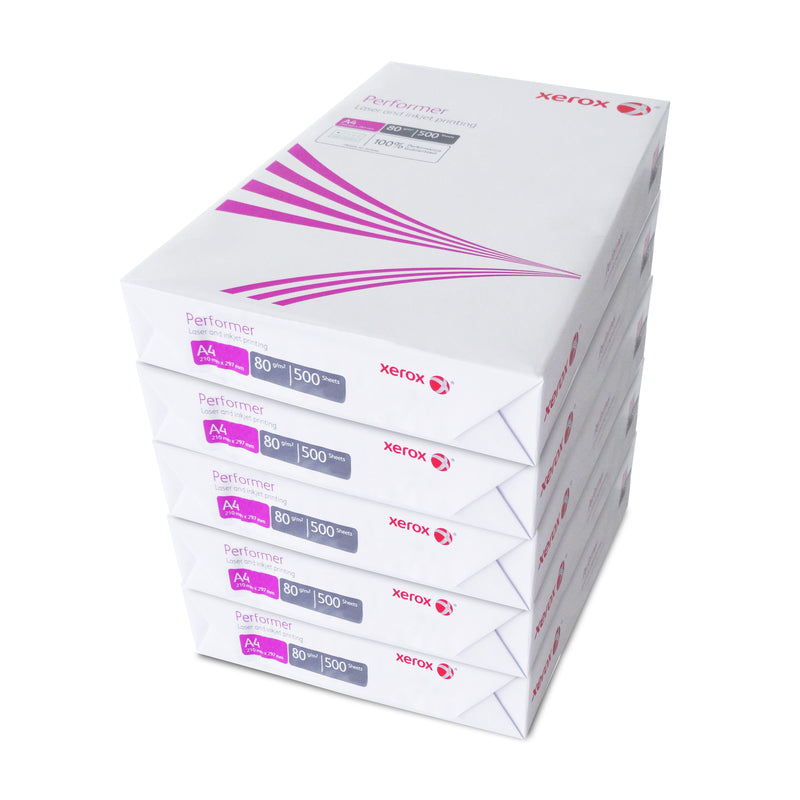 XEROX Performer Universalpapier weiss A4 80g - 2 Kartons (5'000 Blatt)